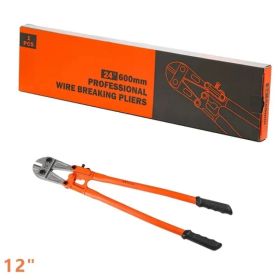 Heavy-Duty Mini Bolt Cutter 12' For Cutting Fence, Steel Wire, Small Chain, Screws, And Rivet, With Soft Grip Rubber Ergonomic Handle Cutters (Option: Defaulttitle)